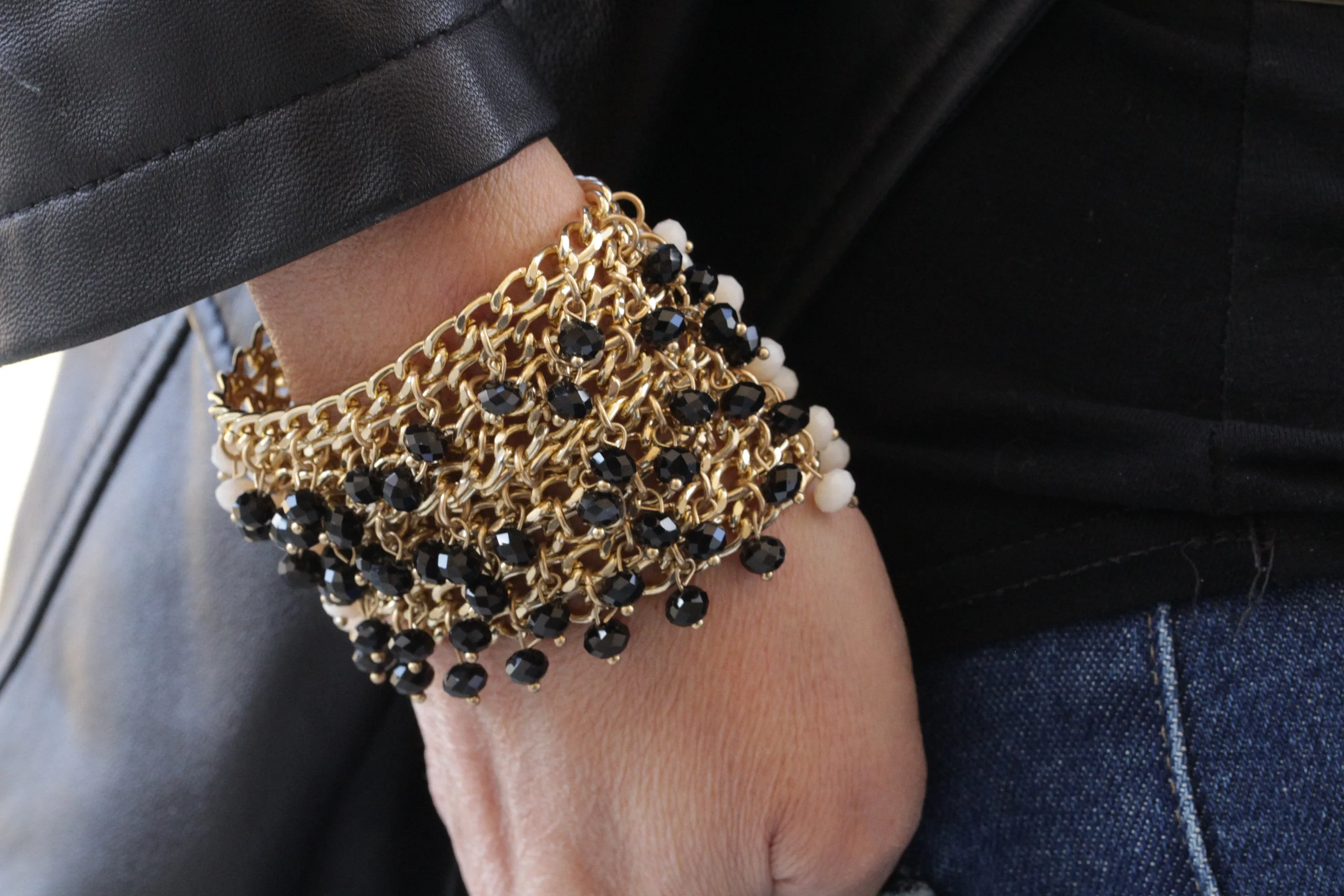 GOLD BEADS BRACELET Set