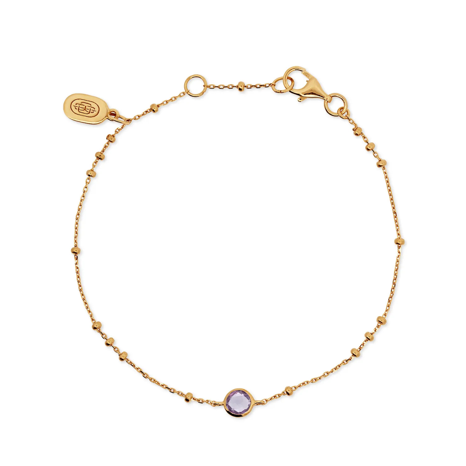 Gold Birthstone Bracelet