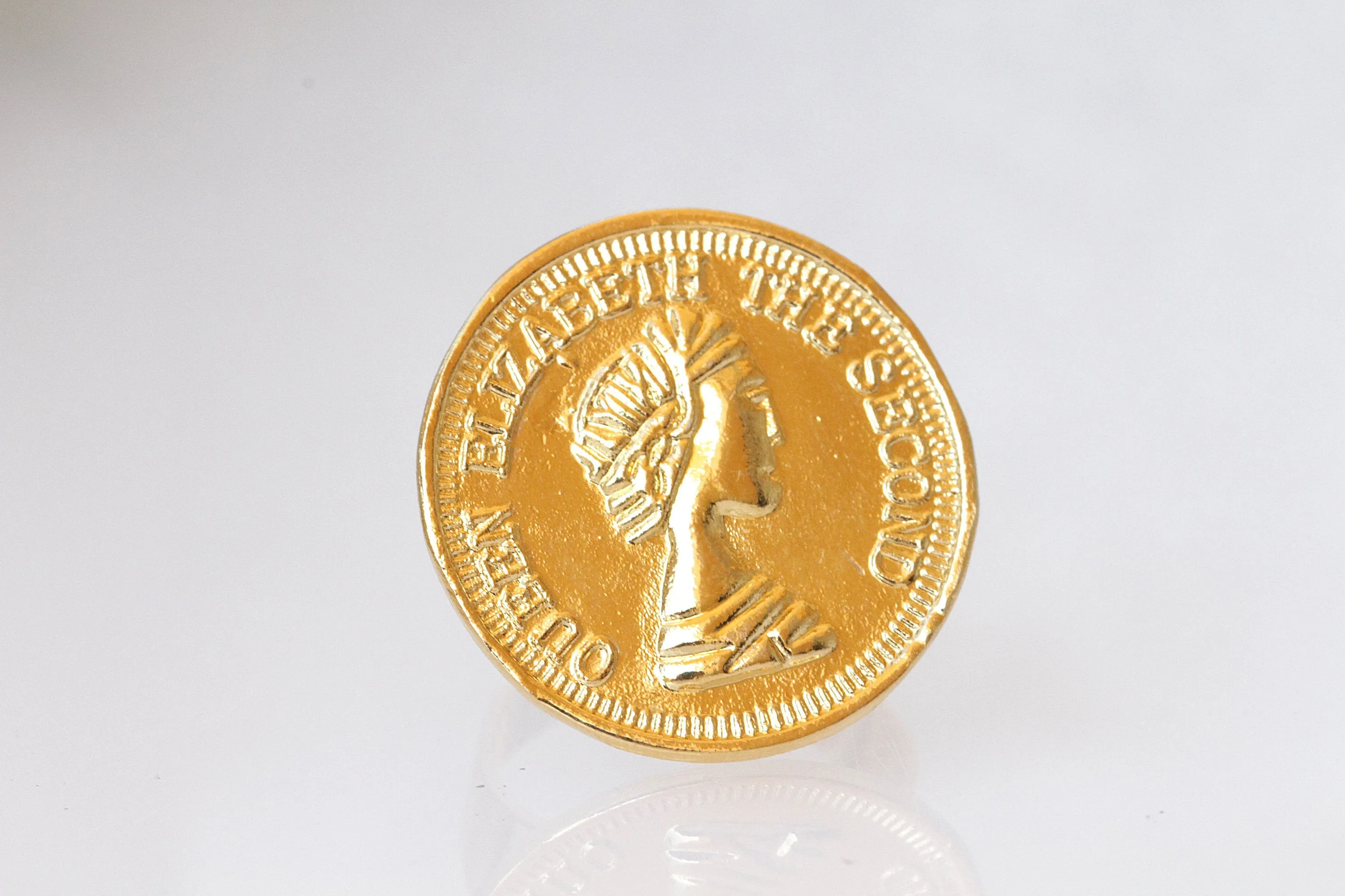 GOLD COIN RING