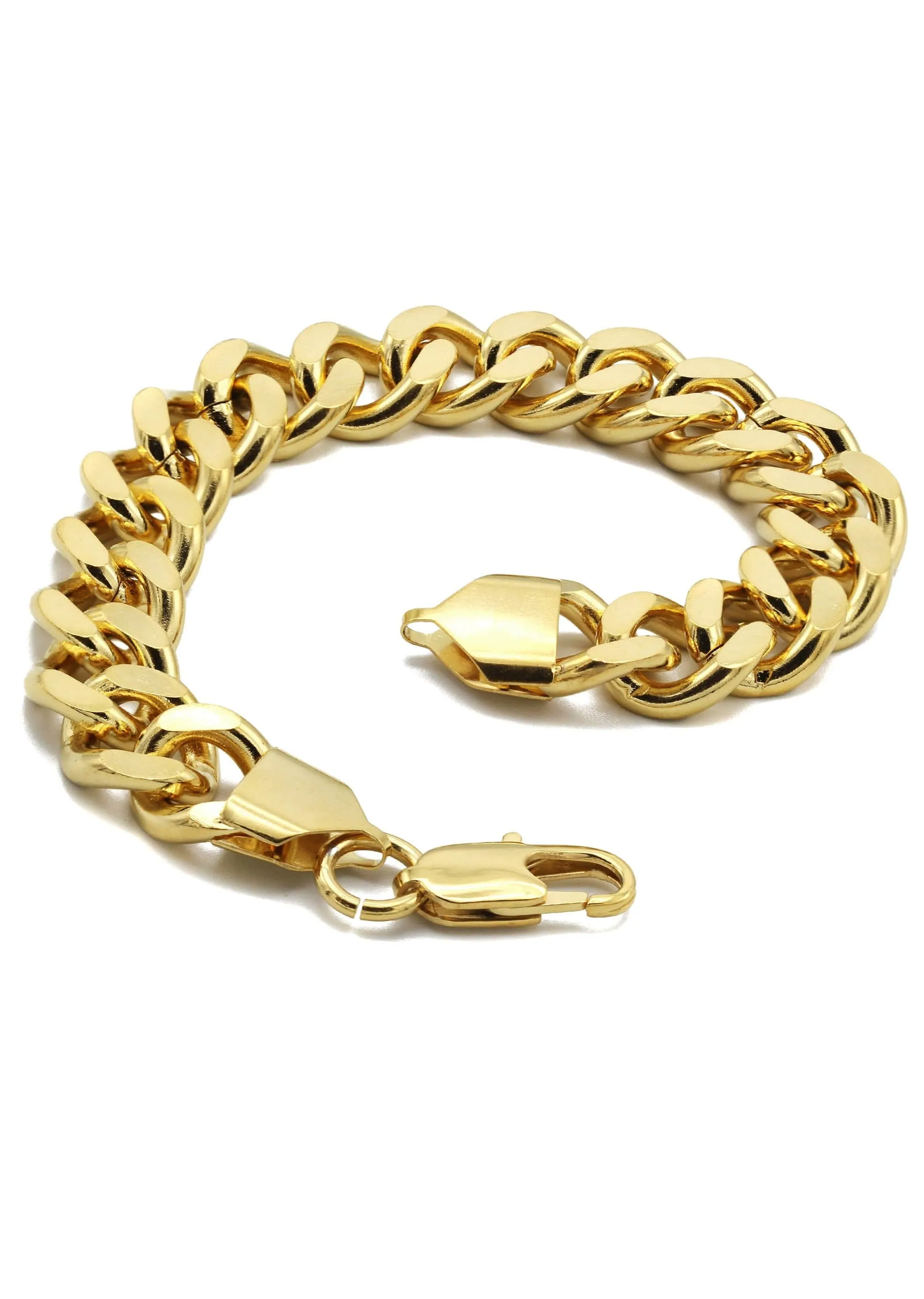 Gold Plated Curb Bracelet