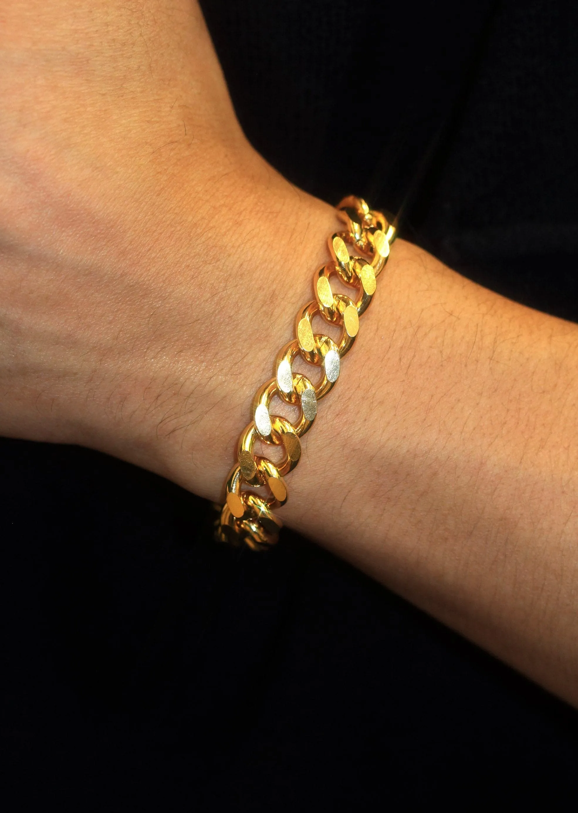 Gold Plated Curb Bracelet