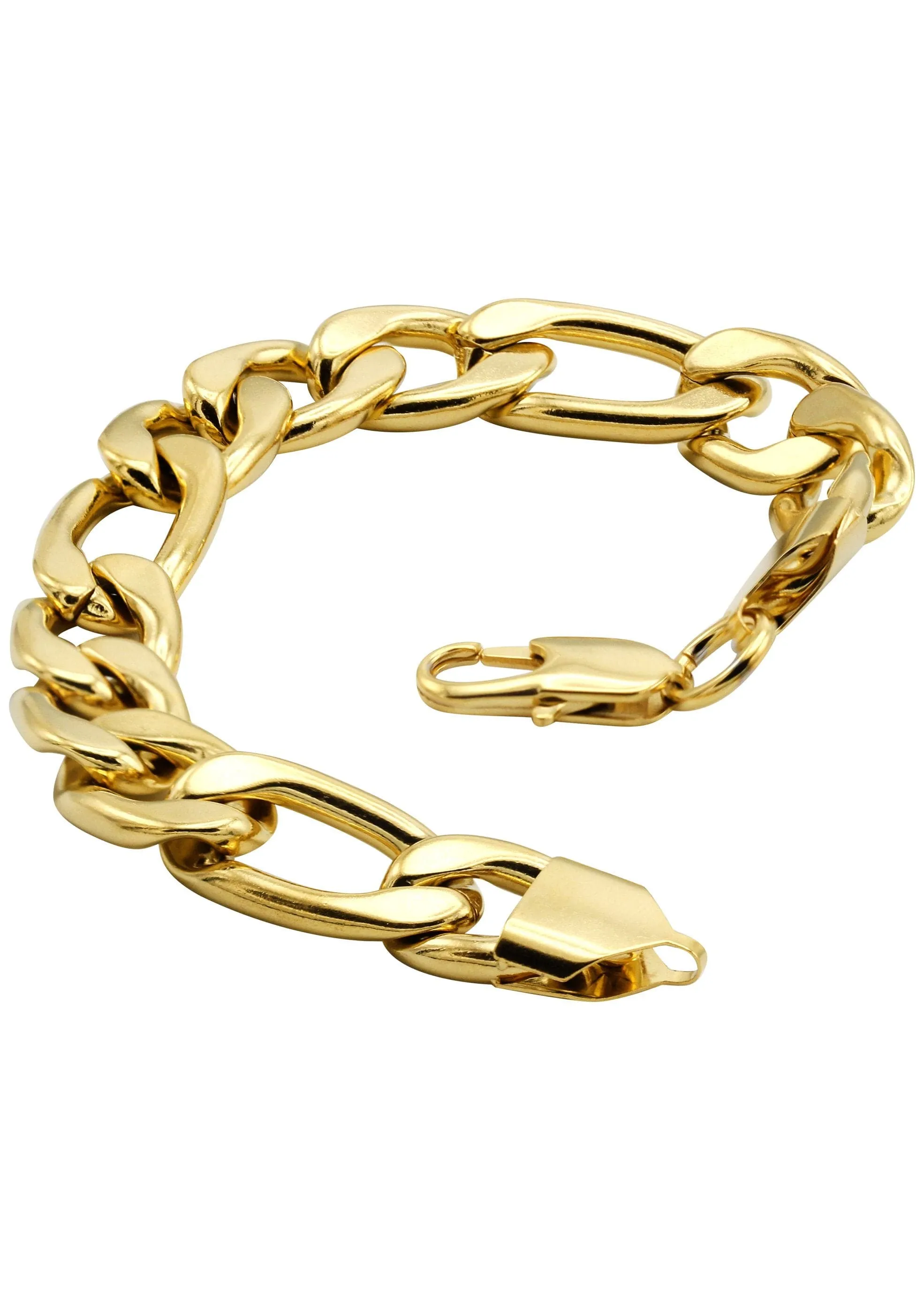 Gold Plated Figaro Bracelet