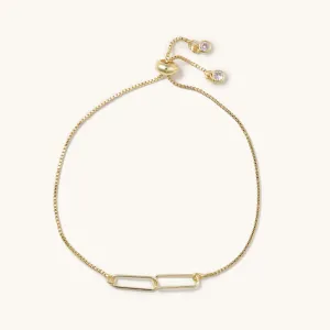 Gold Sasha Chain Link Slider