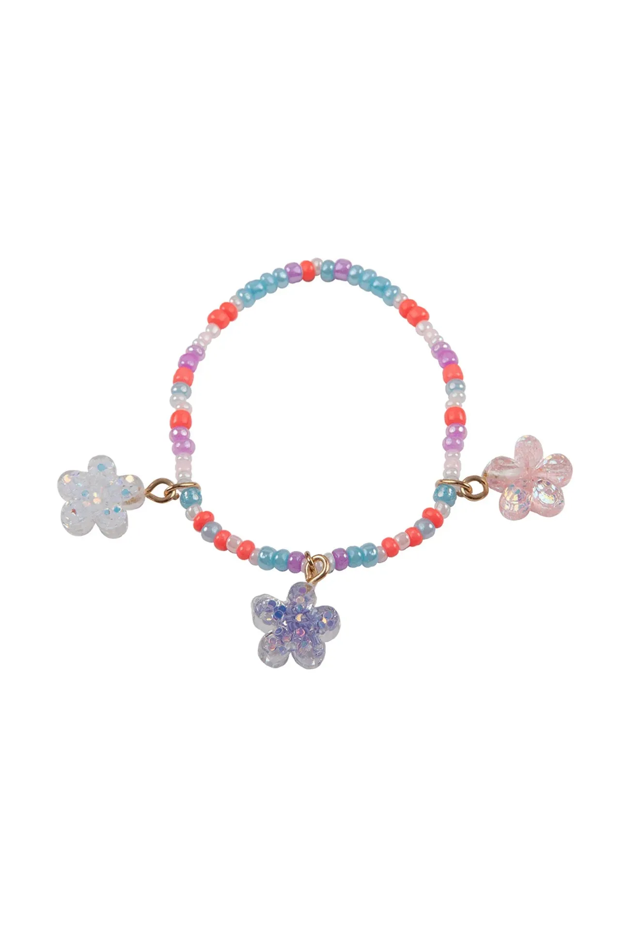 Great Pretenders Boutique Shimmer Flower Bracelet