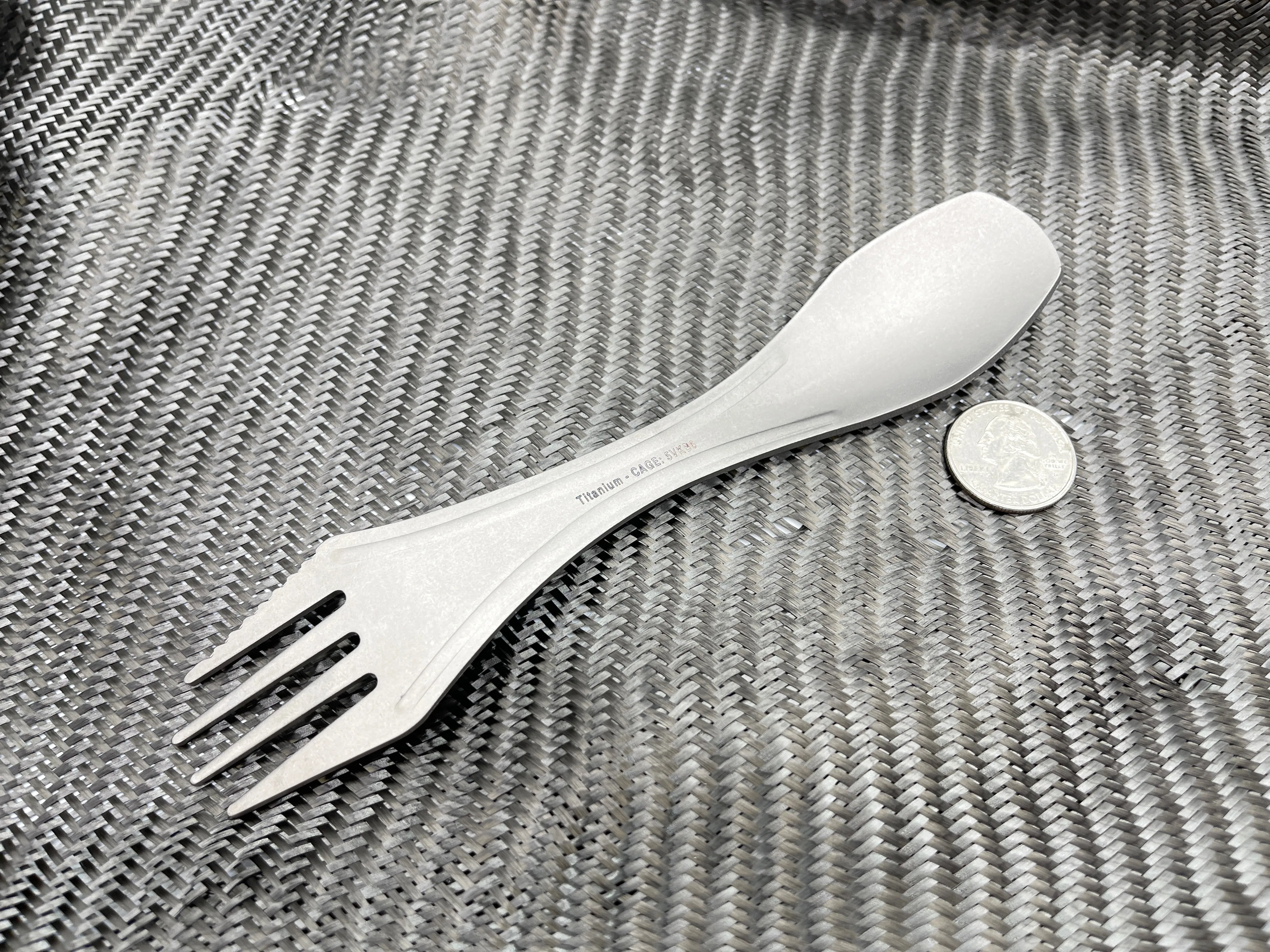 Incredible Industrial Titanium Spork Gen 2