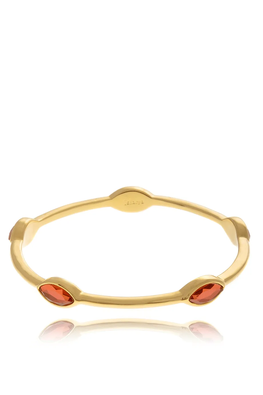 ISHARYA MARQUISE Pink Mirror Bangle Bracelet