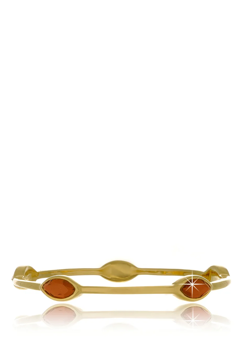 ISHARYA MARQUISE Pink Mirror Bangle Bracelet