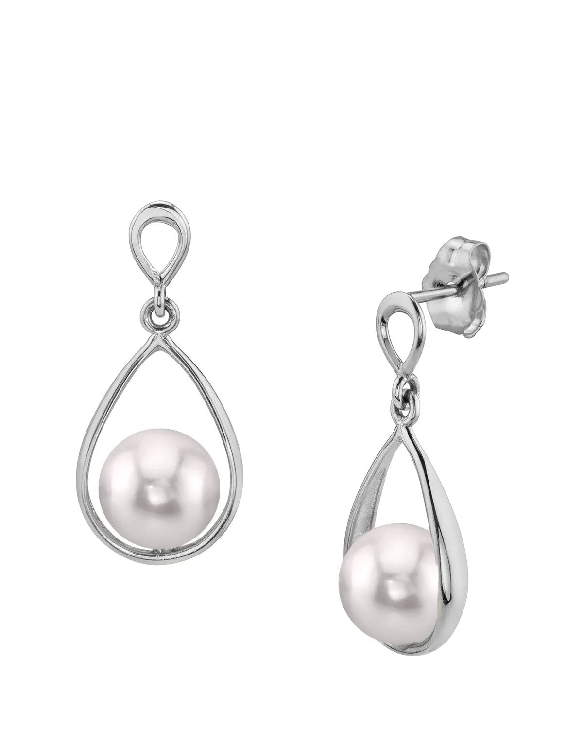 Japanese Akoya Pearl Darling Dangle Earrings