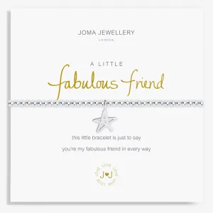 Joma Jewellery Silver A Little 'Fabulous Friend' Bracelet