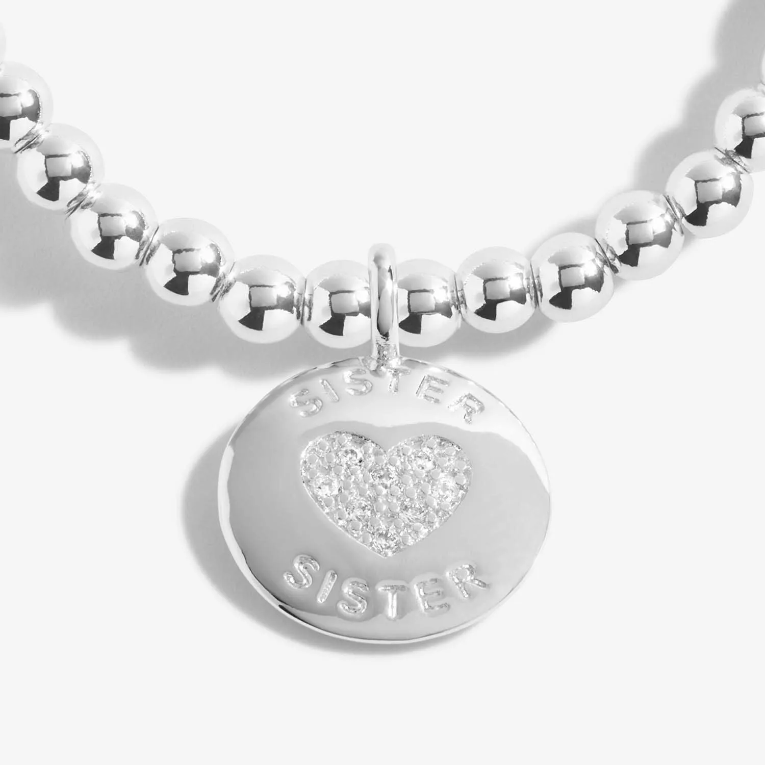 Joma Jewellery Silver A Little 'Just For You Sister' Bracelet