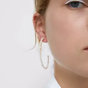 Kiko Pearl Hoop Earrings