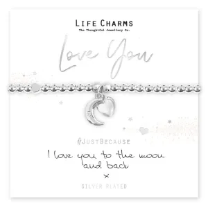 Life Charms Love you to the moon and back Bracelet