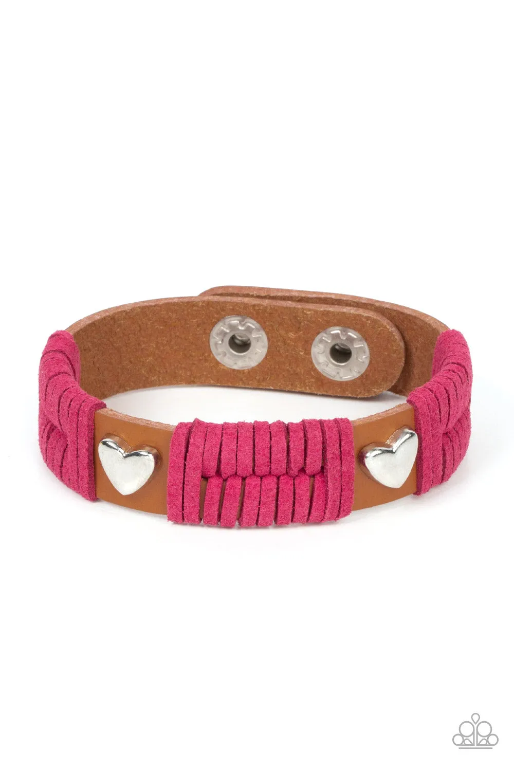 Lusting for Wanderlust - Pink Bracelet - Paparazzi Accessories