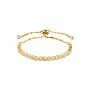 Luxe Tennis Honeycomb Bracelet