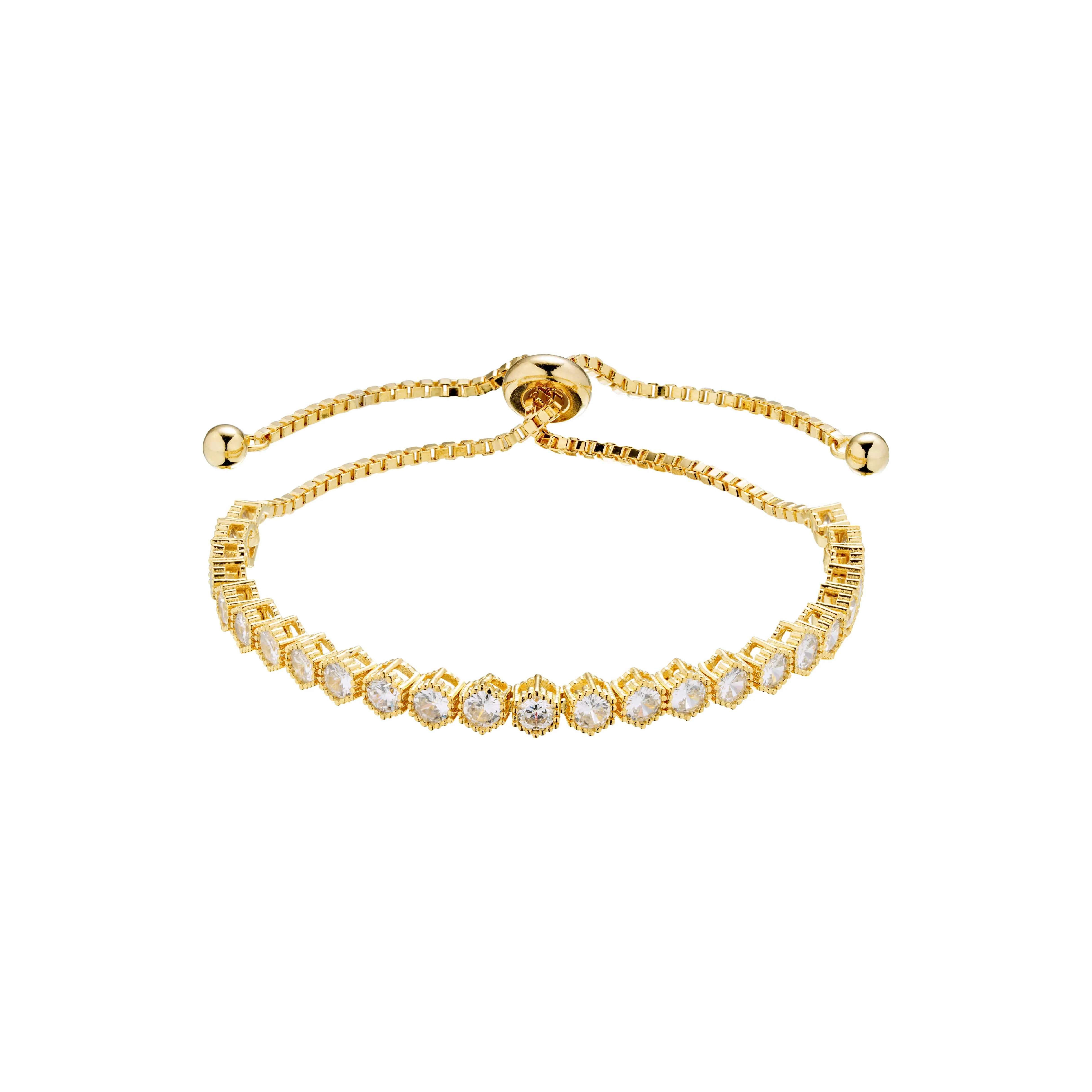 Luxe Tennis Honeycomb Bracelet