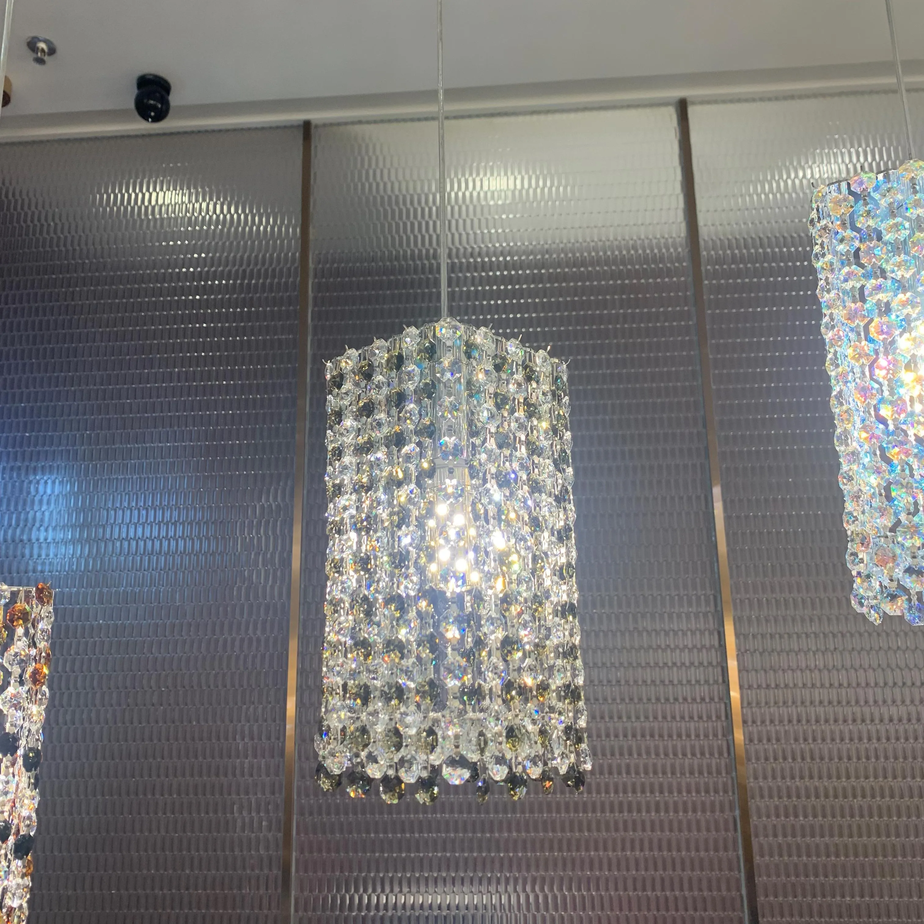 Luxury Crystal Beads Pendant Light Fixture for Dining Room