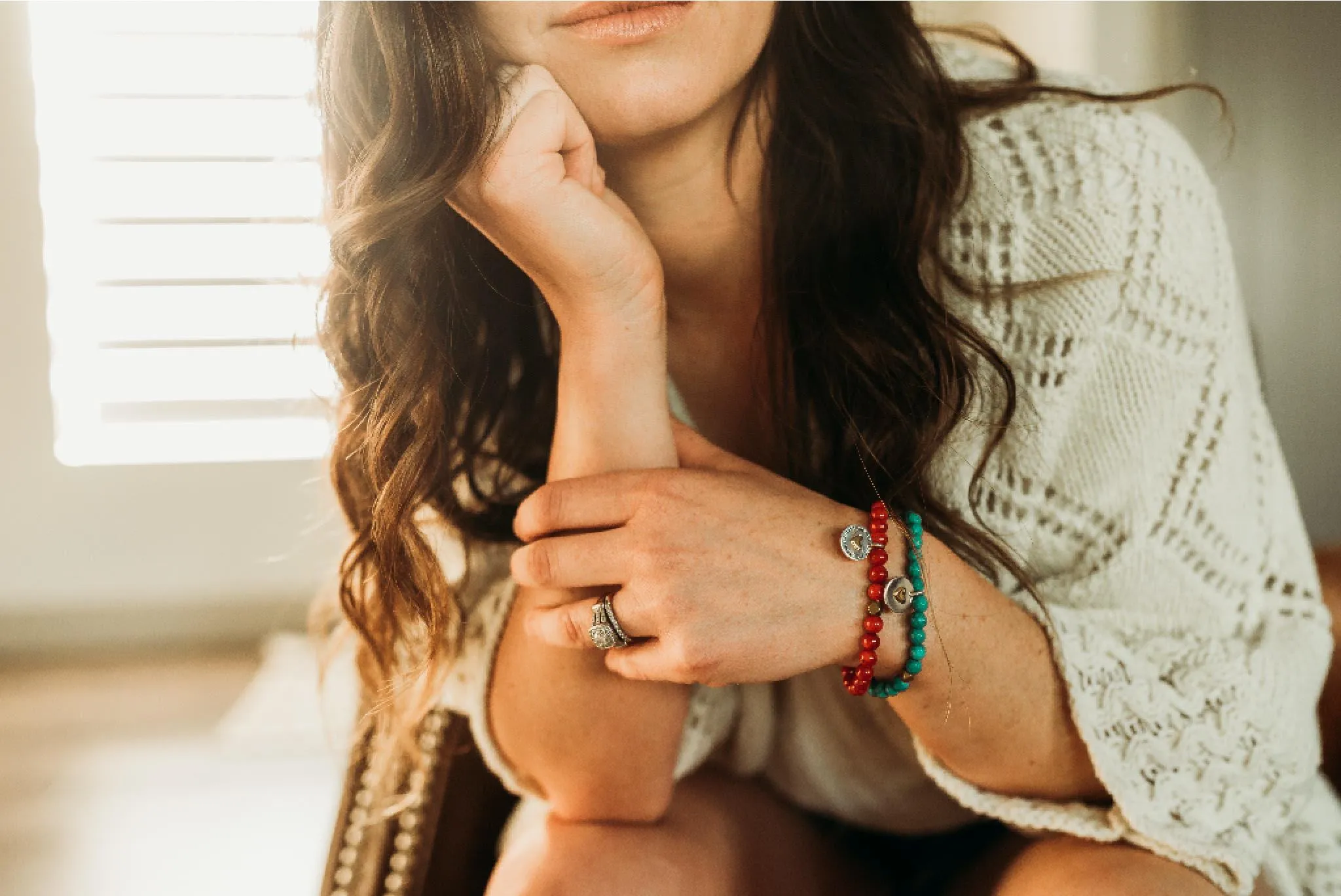 MaxLove Project Heart Bracelet - Coral