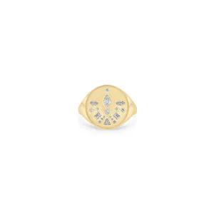 Mosaic Signet Ring