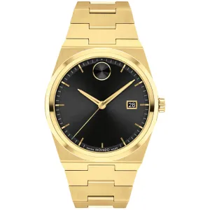 Movado BOLD Quest Yellow Gold-Plated Men's Watch 3601223