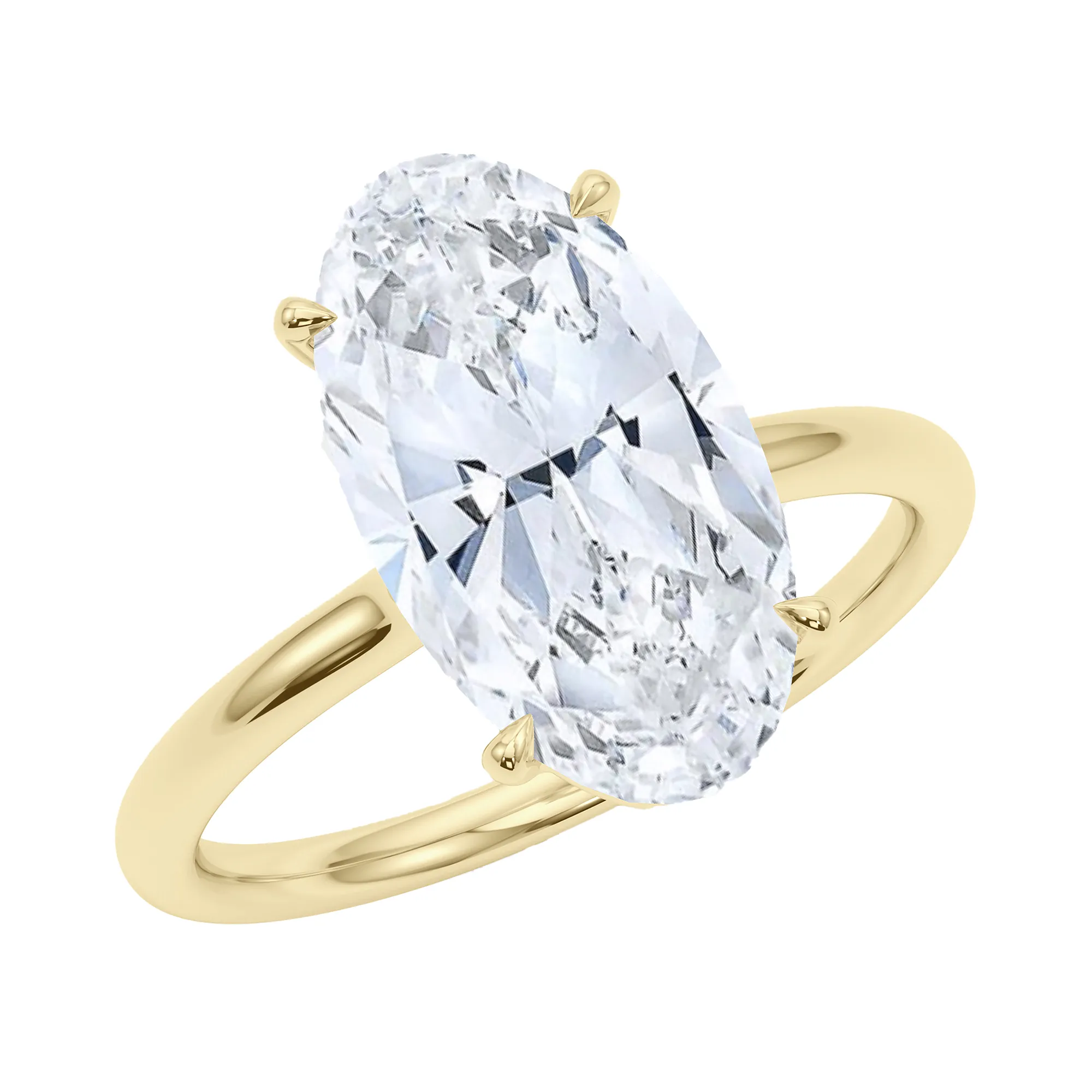 Moval Diamond Ring