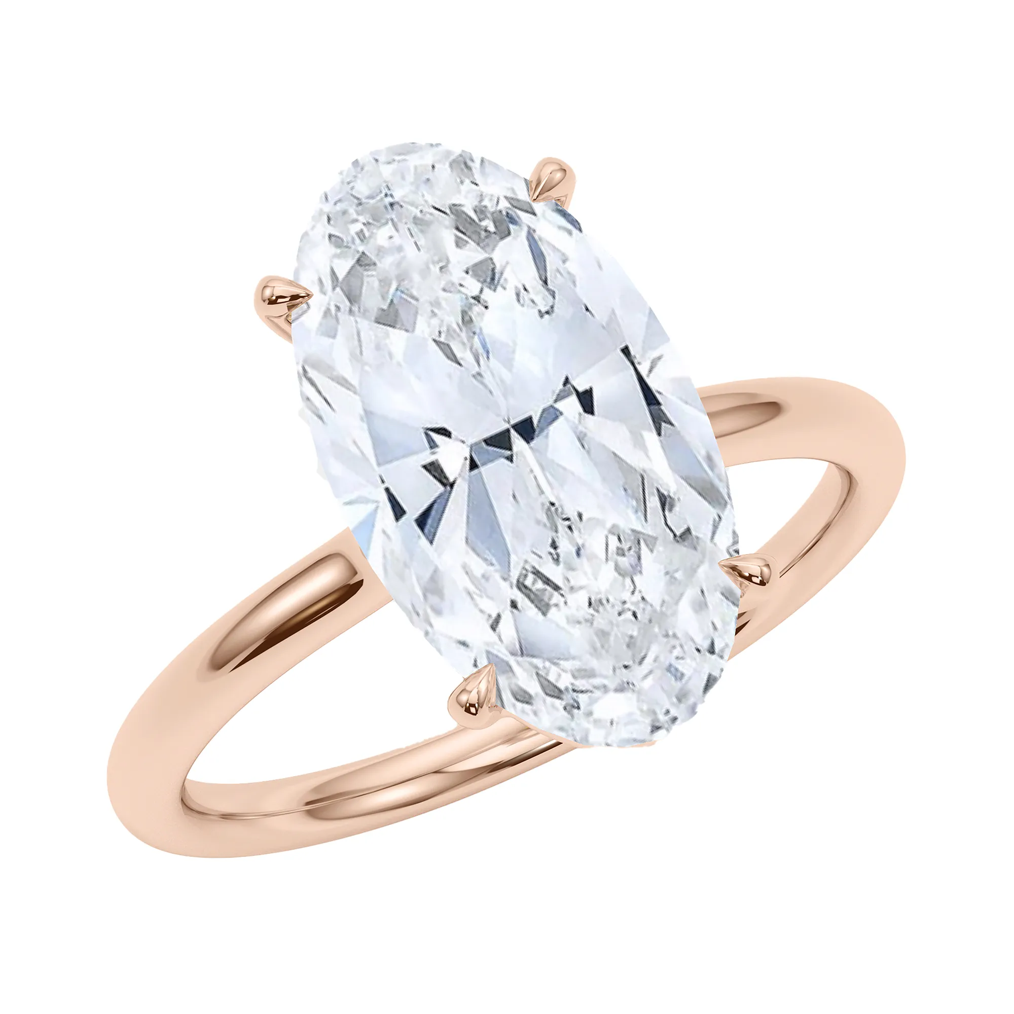 Moval Diamond Ring