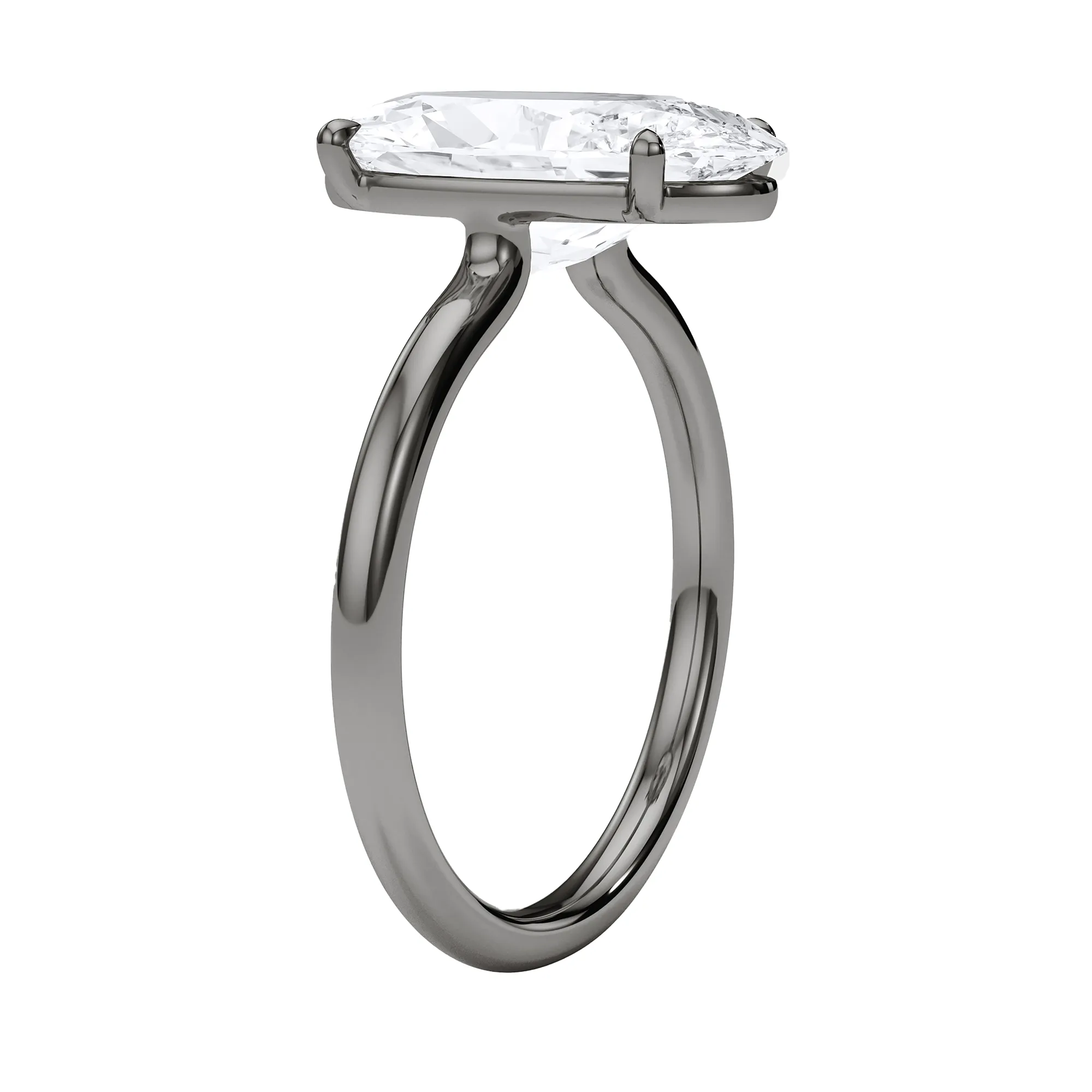 Moval Diamond Ring