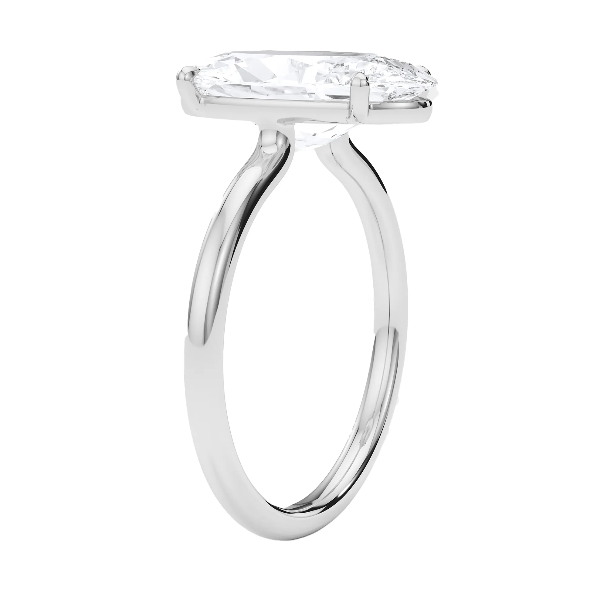 Moval Diamond Ring