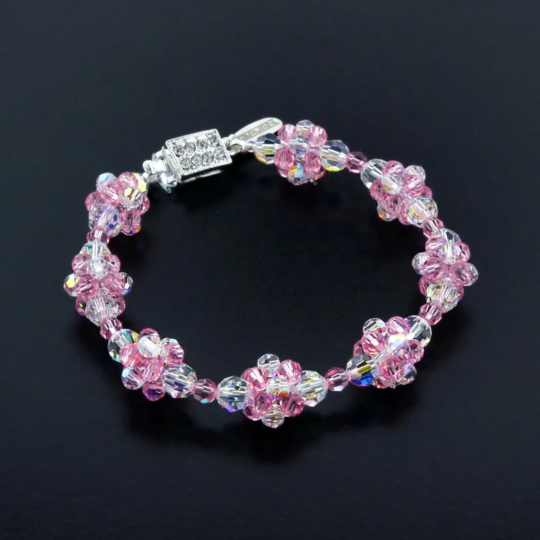 Multi-Color Cluster Bracelet