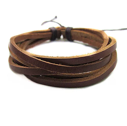 Multilayer Cowhide Bracelet Woven Casual Simple