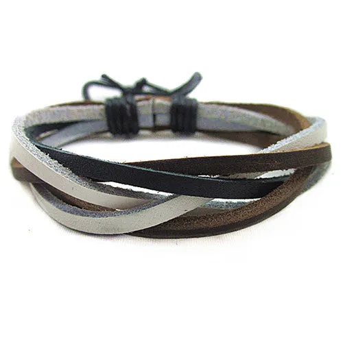 Multilayer Cowhide Bracelet Woven Casual Simple