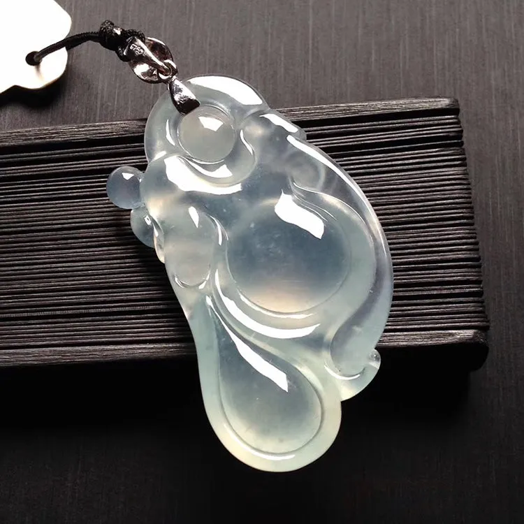 Natural Jade Pendant Jadeite Buddha Pendant PT350