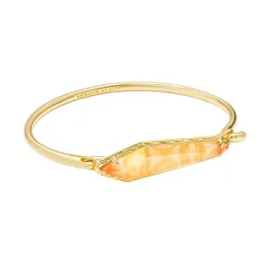 New - Kendra Scott Alice Cuff Bracelet - Coral Catseye S/M