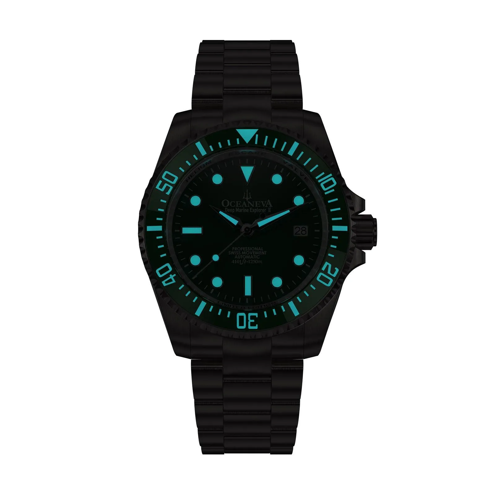 Oceaneva Deep Marine Explorer II Titanium Limited Edition - Green Dial