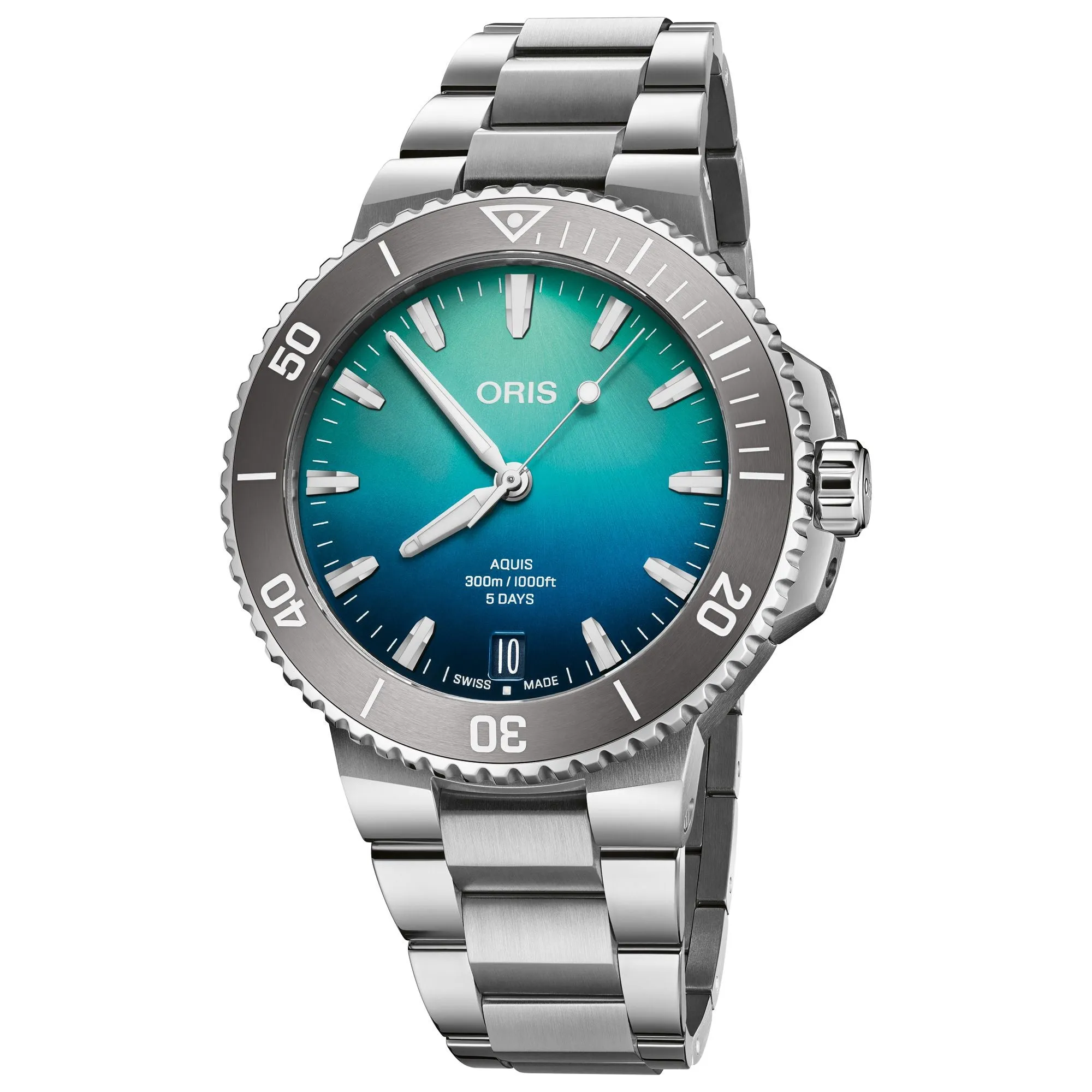 Oris Aquis Date Great Barrier Reef Limited Edition IV Stainless Steel Watch 43.5mm - 01 400 7790 4185-SET