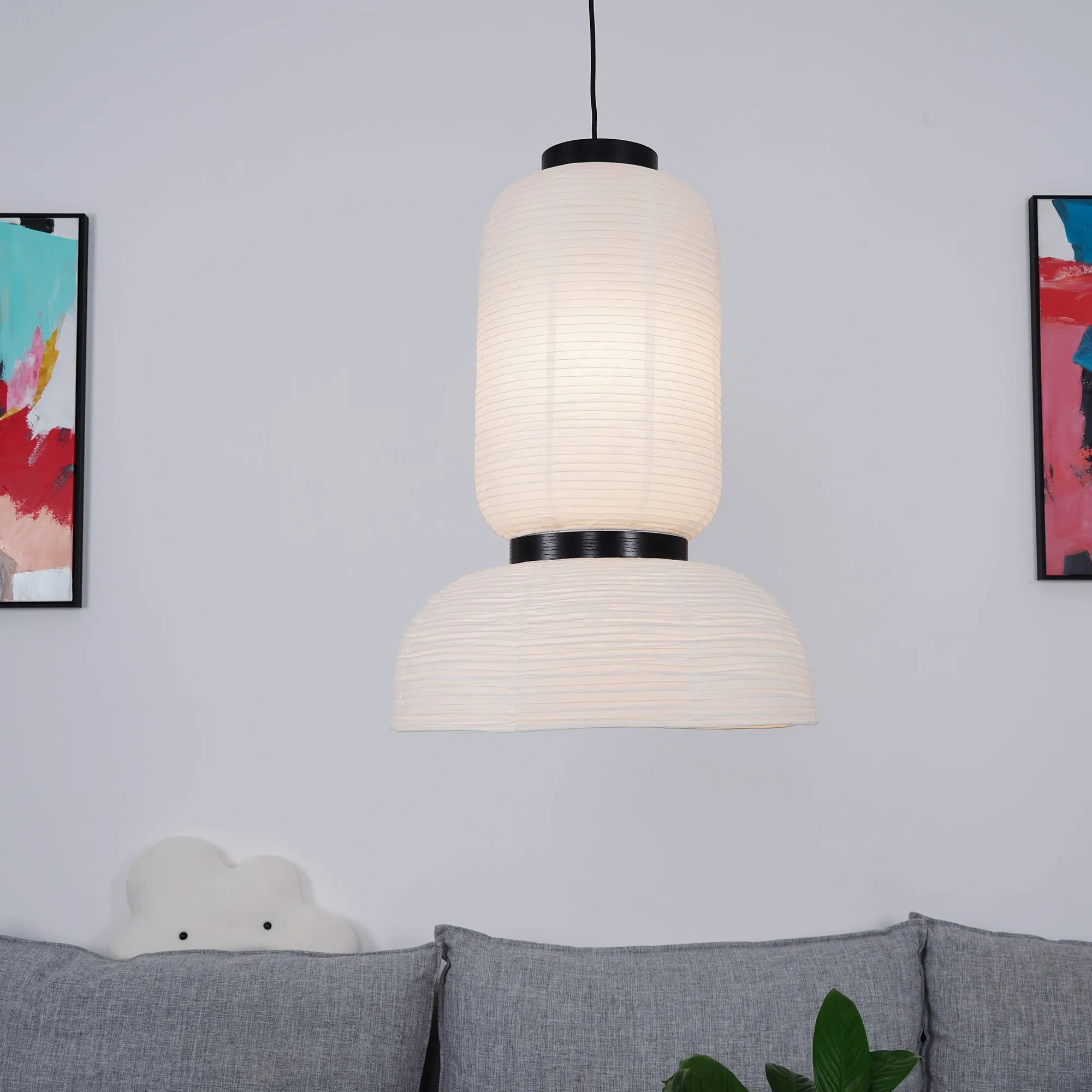 Paper Lanterns Pendant Light