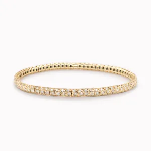 Pavé Diamond Stretch Bracelet 2ct