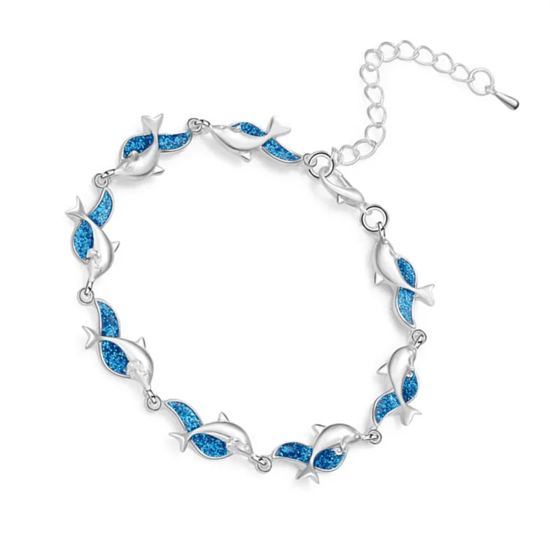 Personality charm dolphin bracelet