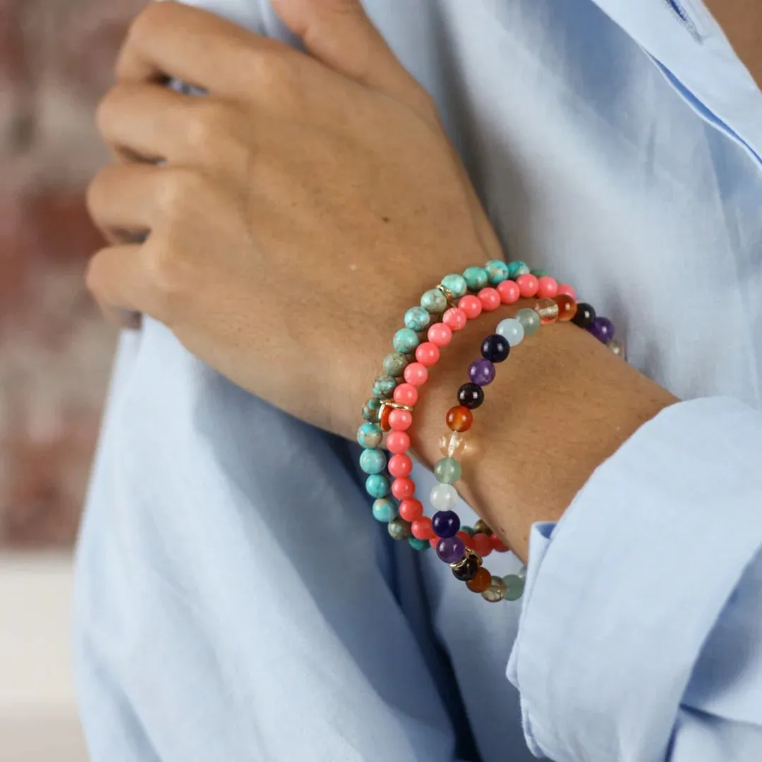 Pink Coral Bracelet