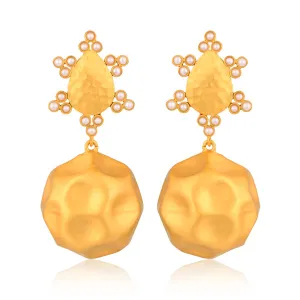 Playa del Sol Drop Earrings - Pearl