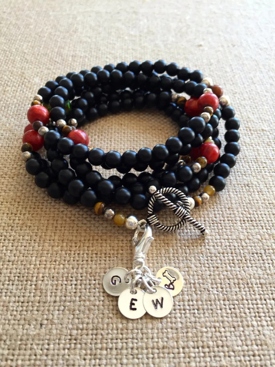 "Emily" Black Onyx Necklace/Bracelet