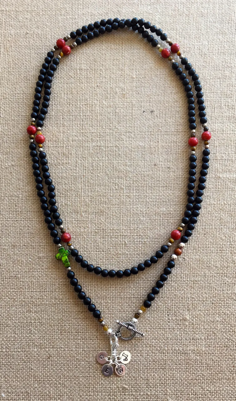 "Emily" Black Onyx Necklace/Bracelet