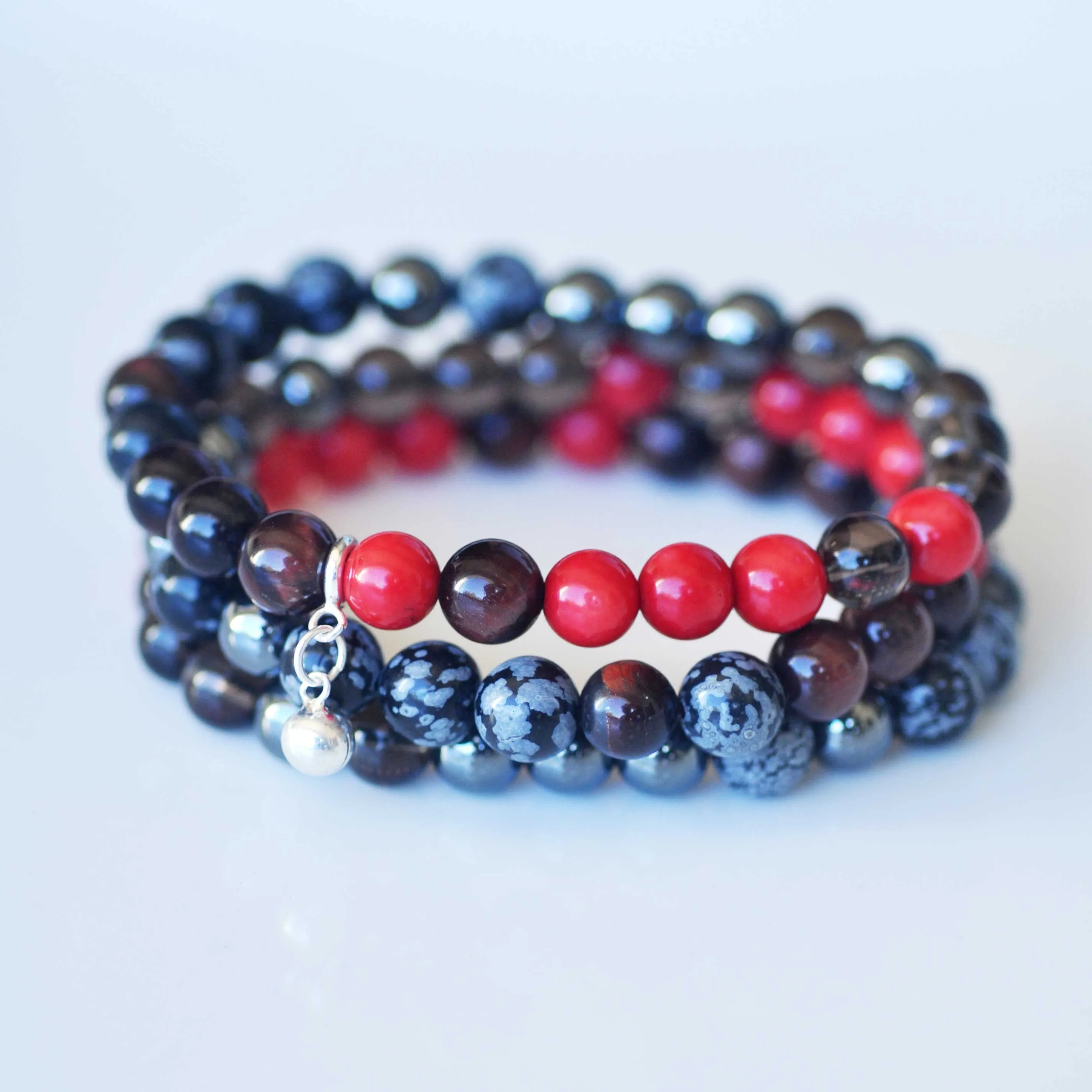 Root Chakra Gratitude Bracelet - Grounding & Strength