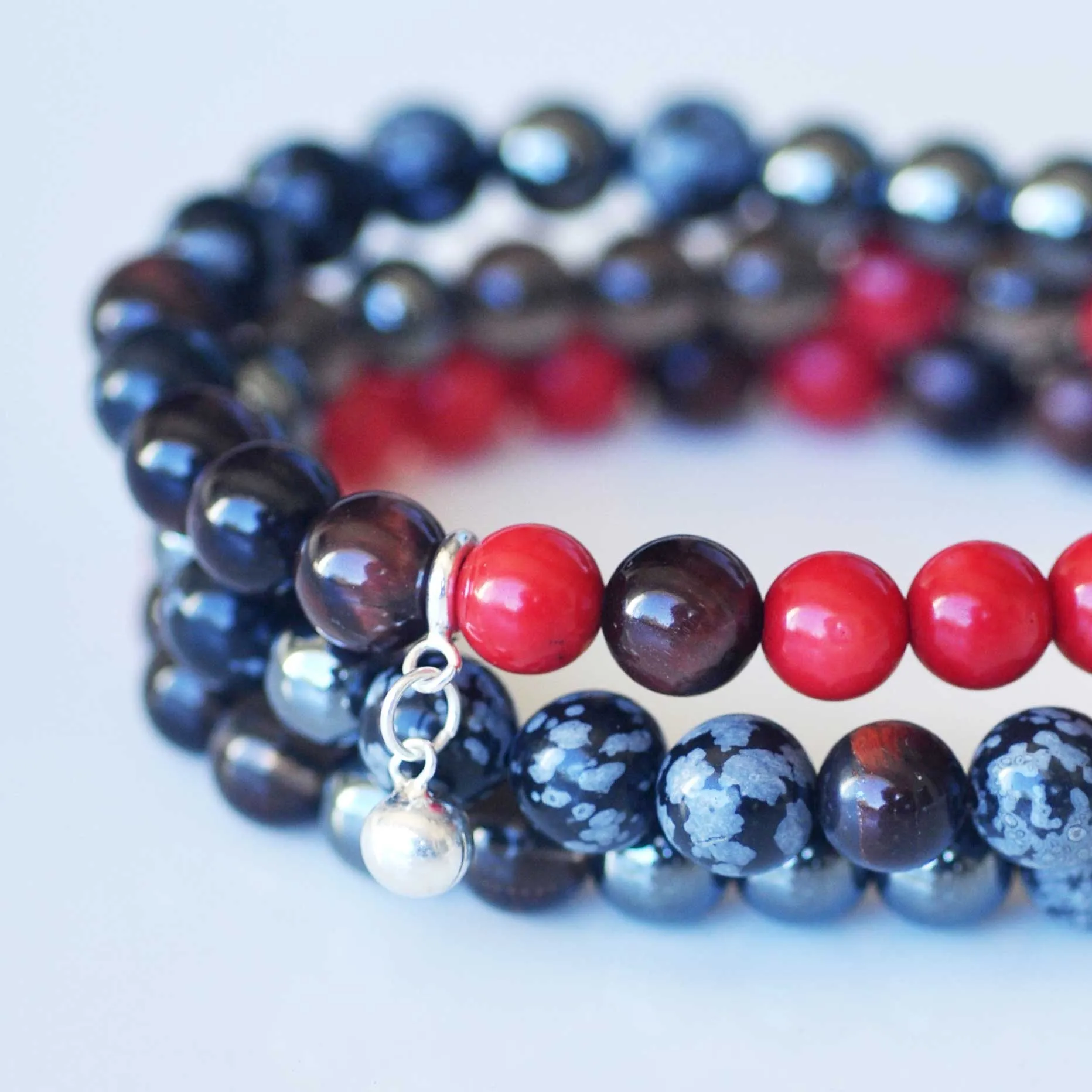 Root Chakra Gratitude Bracelet - Grounding & Strength