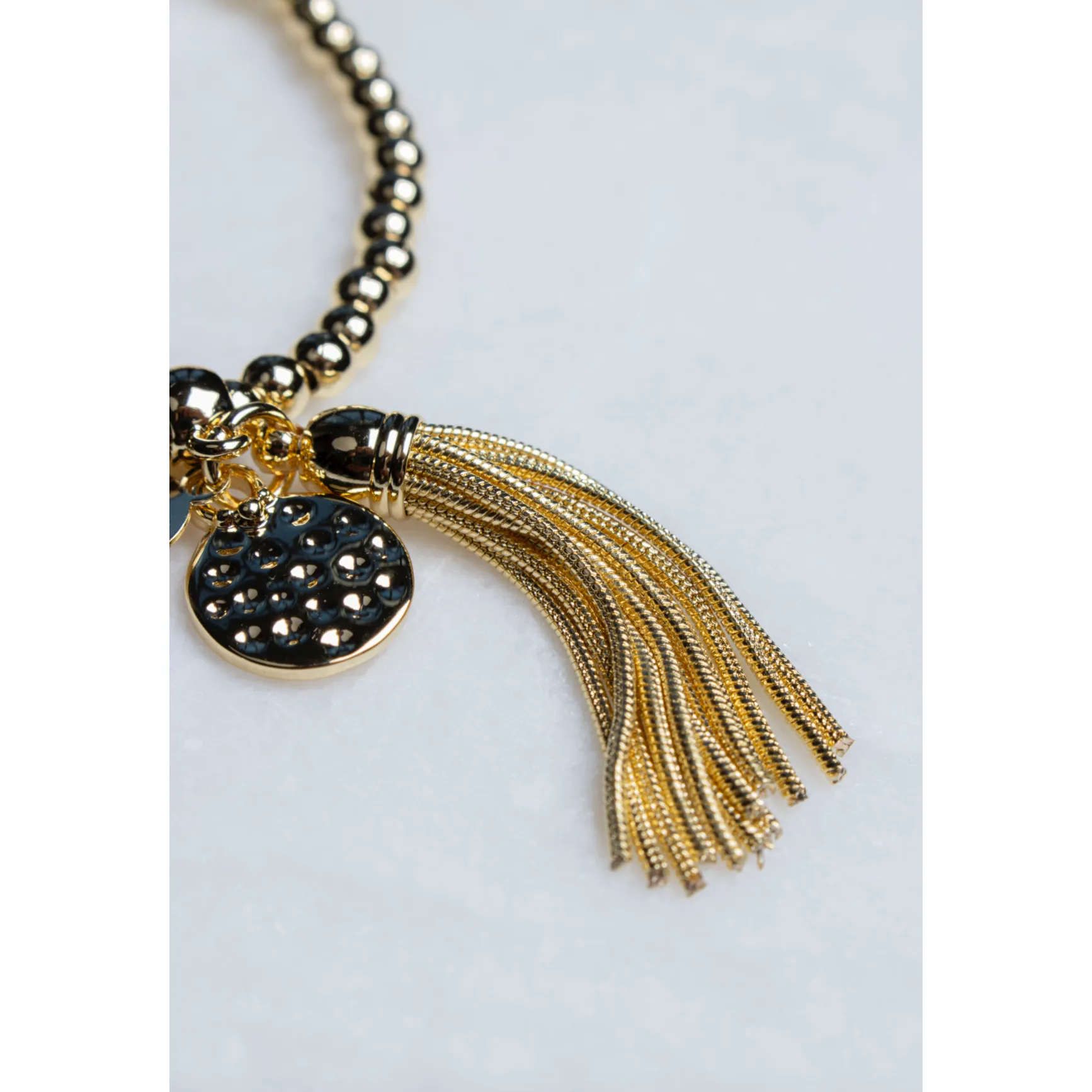 Sally Tassel Bracelet Plated Gold Plated