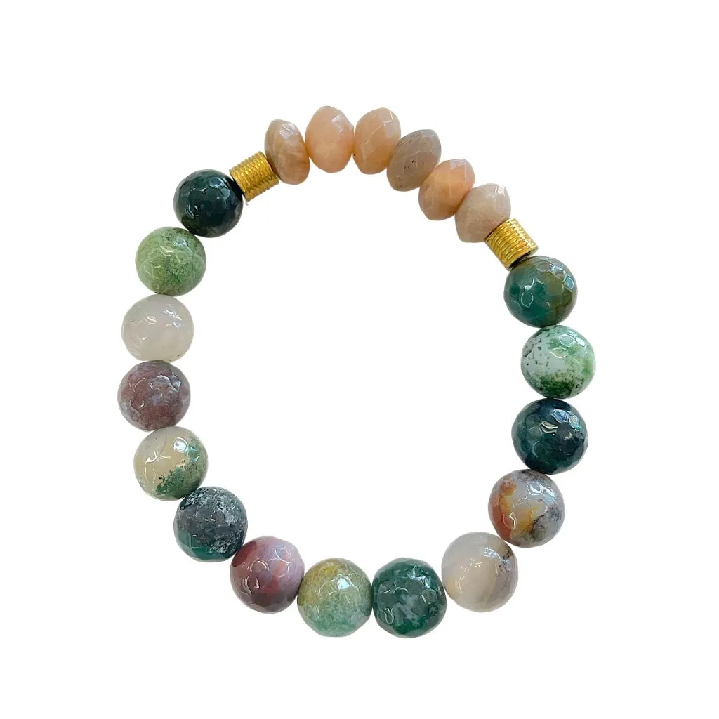 Sea Melody Gemstone Stretch Bracelets