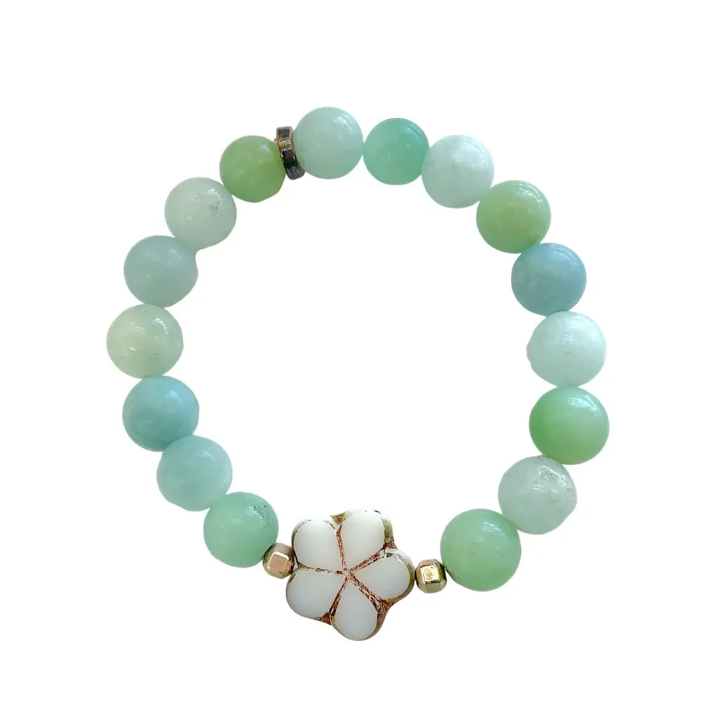 Sea Melody Gemstone Stretch Bracelets