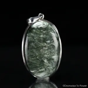 Seraphinite Crystal Pendant .925 SS