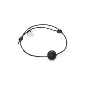 SIF bracelet, raw, black