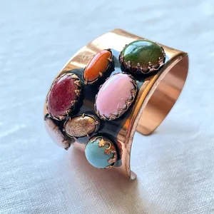 SOLD Rare Vintage Matisse Jeweled Cuff Bracelet