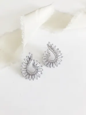 Soleil Diamond Stud Earrings